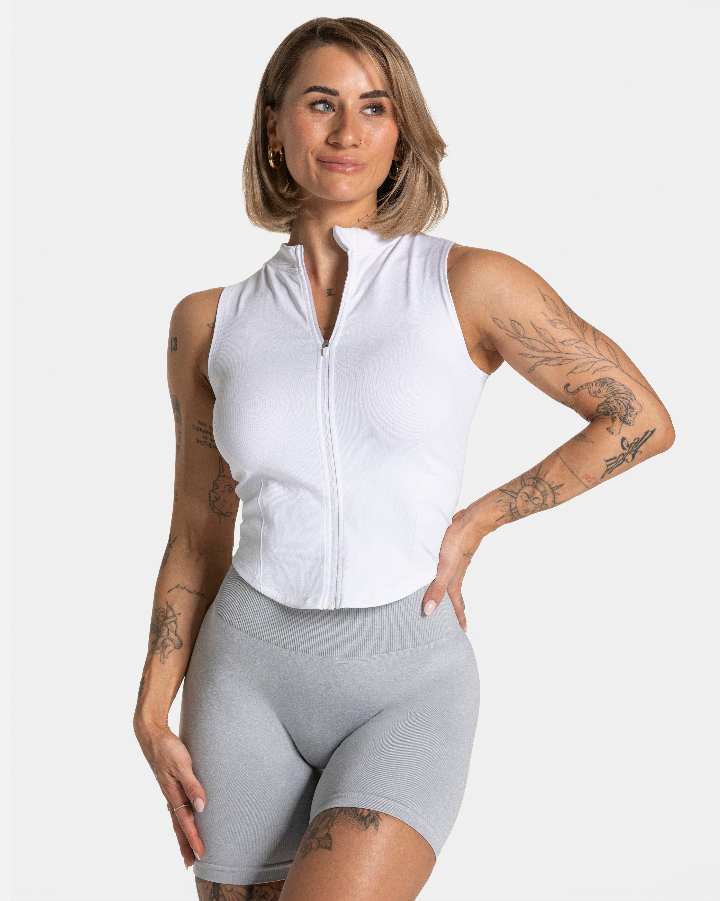 Timeless Pro Zip Tank  "Weiß"