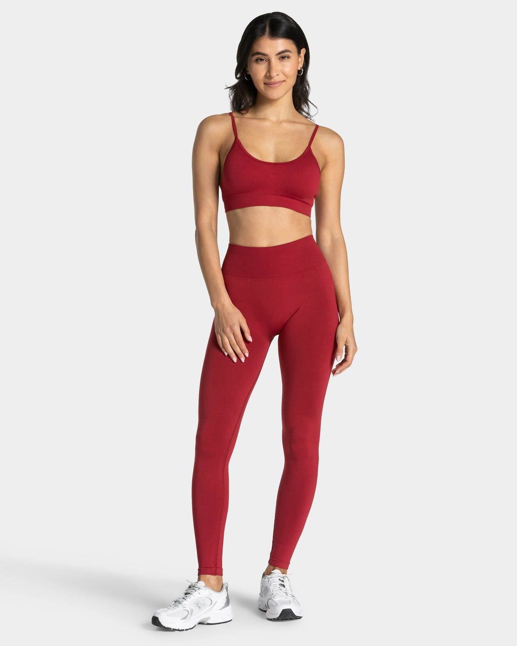 Timeless Pro Covert Scrunch Leggings "Cherry"