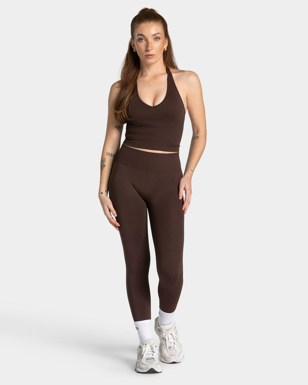 Timeless Pro Neckholder Top "Espresso"