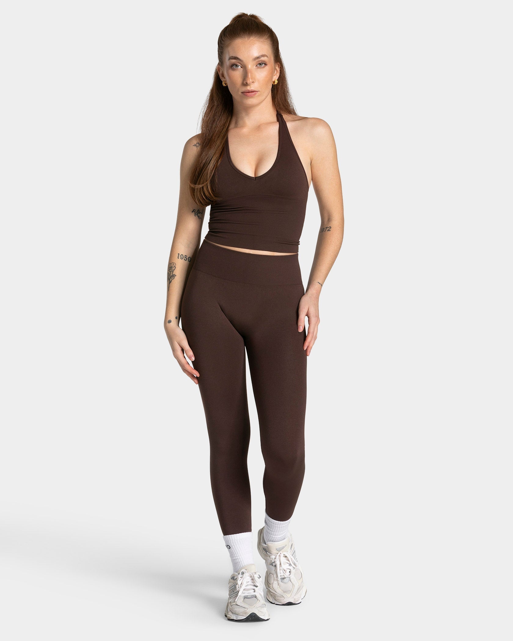 Timeless Pro Neckholder Top "Espresso"