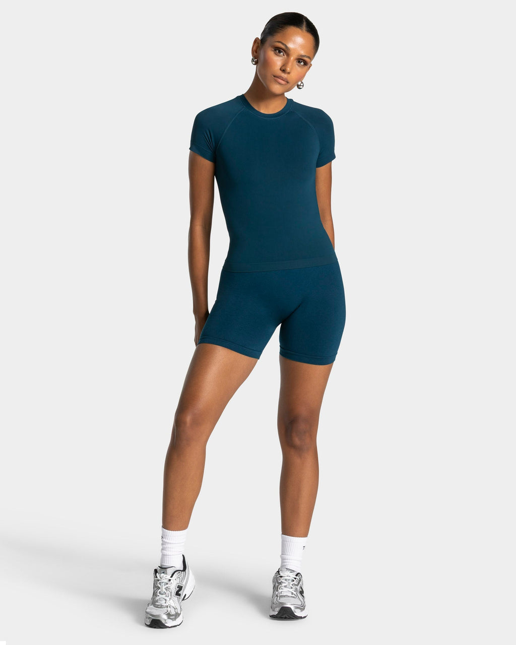 Timeless Pro Covert Scrunch Short "Dark Teal"