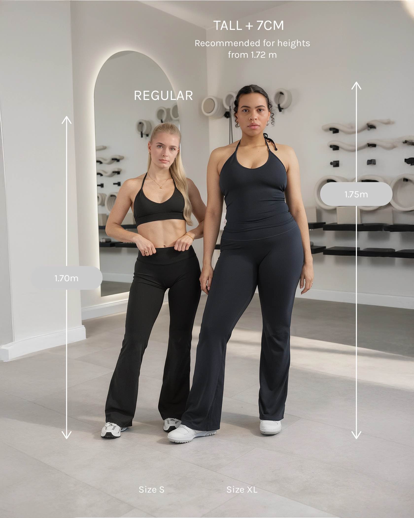 Allrounder Sculpt Scrunch Flared Leggings Tall "Titan"