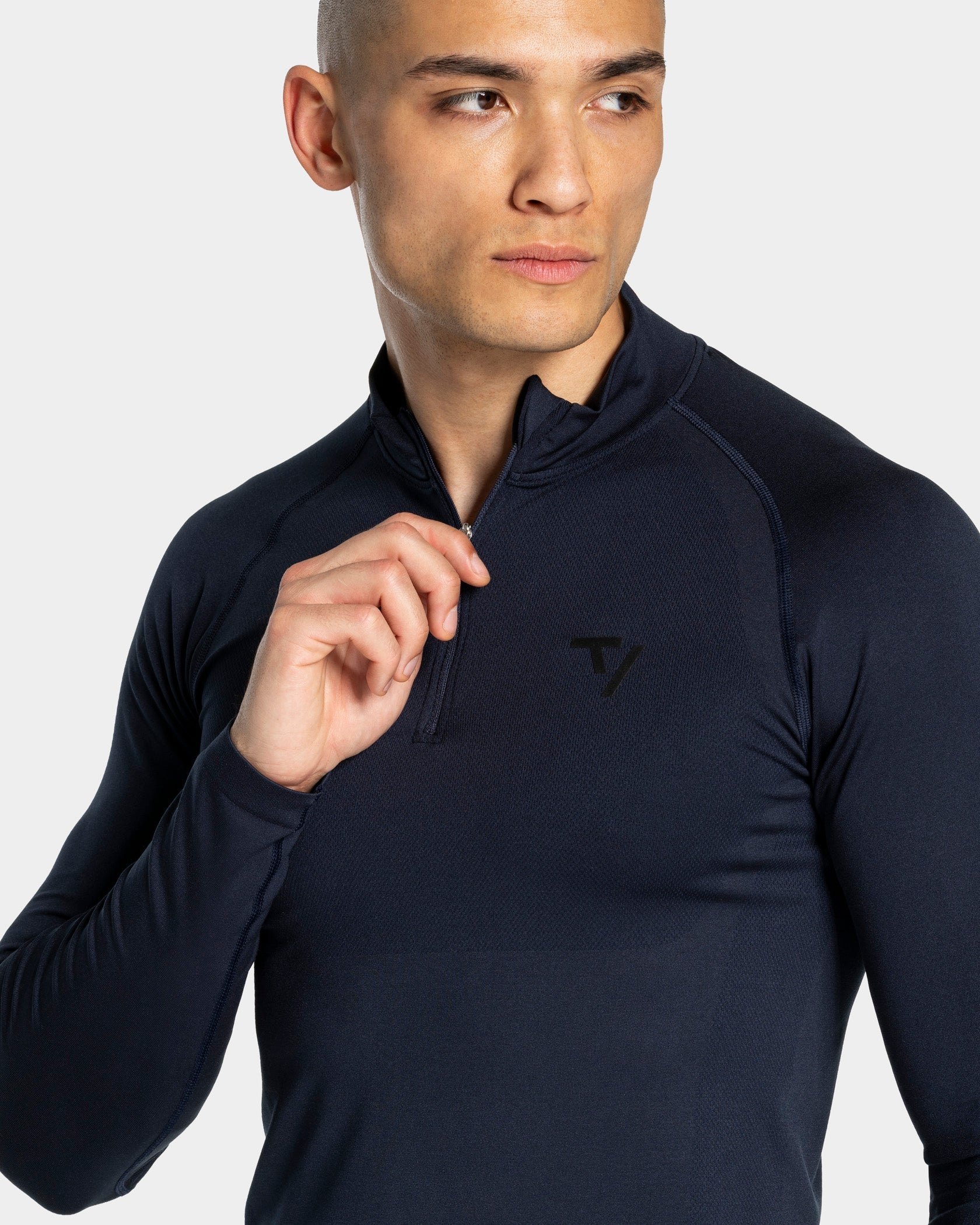 Workout Seamless Half Zip Longsleeve "Midnight"