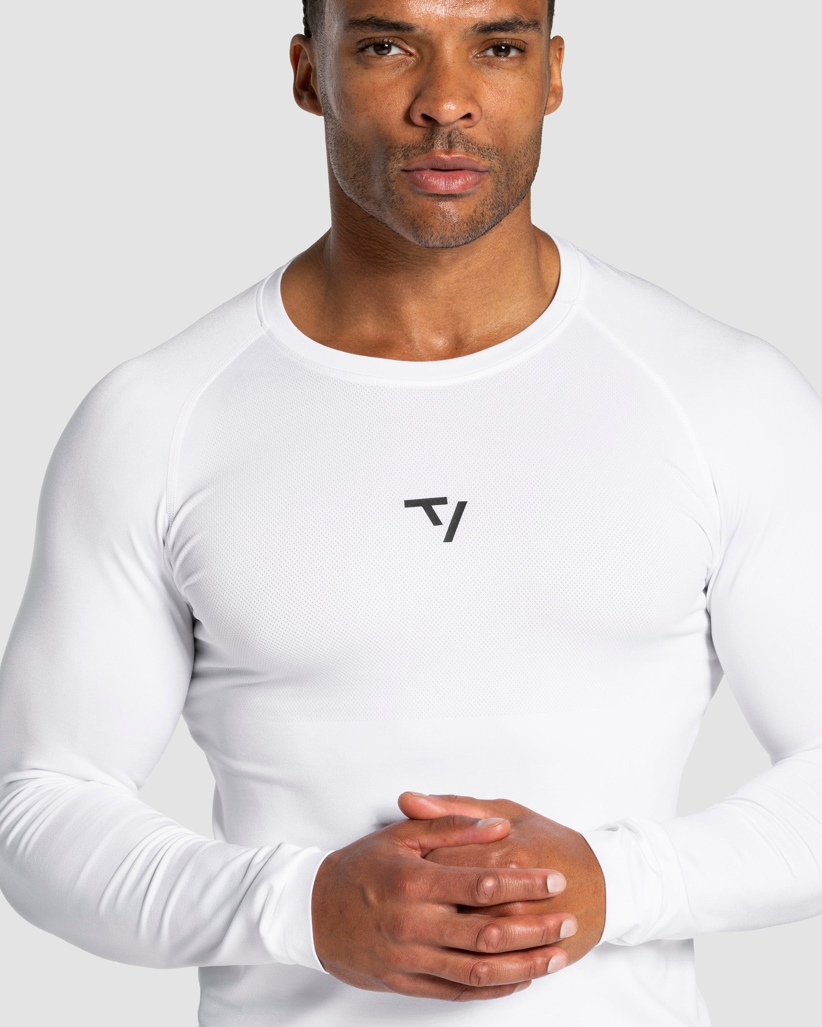 Workout Seamless Longsleeve "Weiß"
