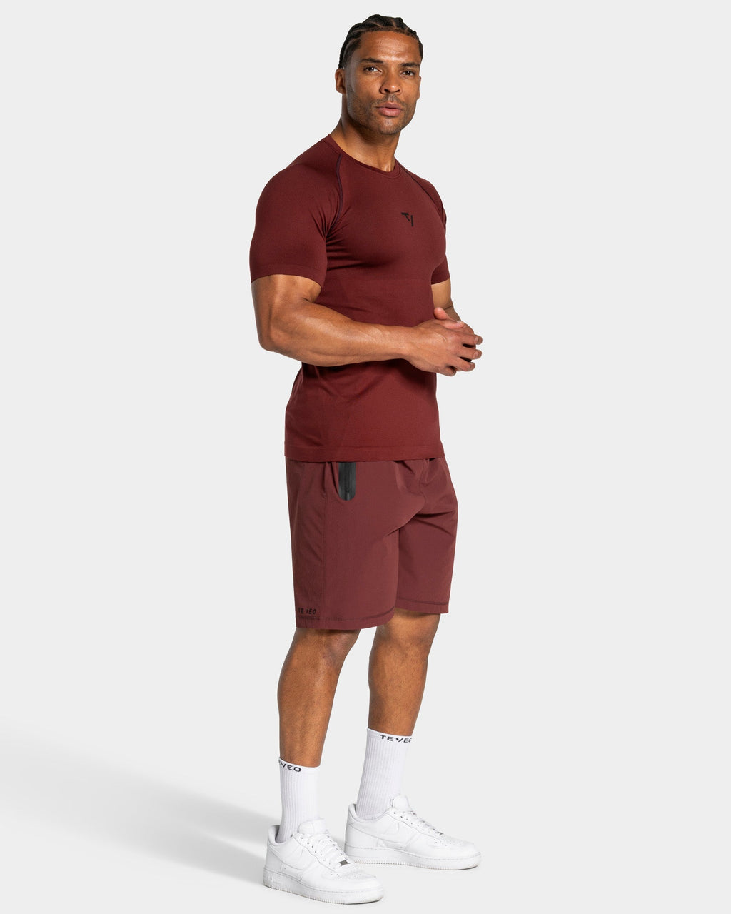 Workout Seamless T-Shirt "Merlot"