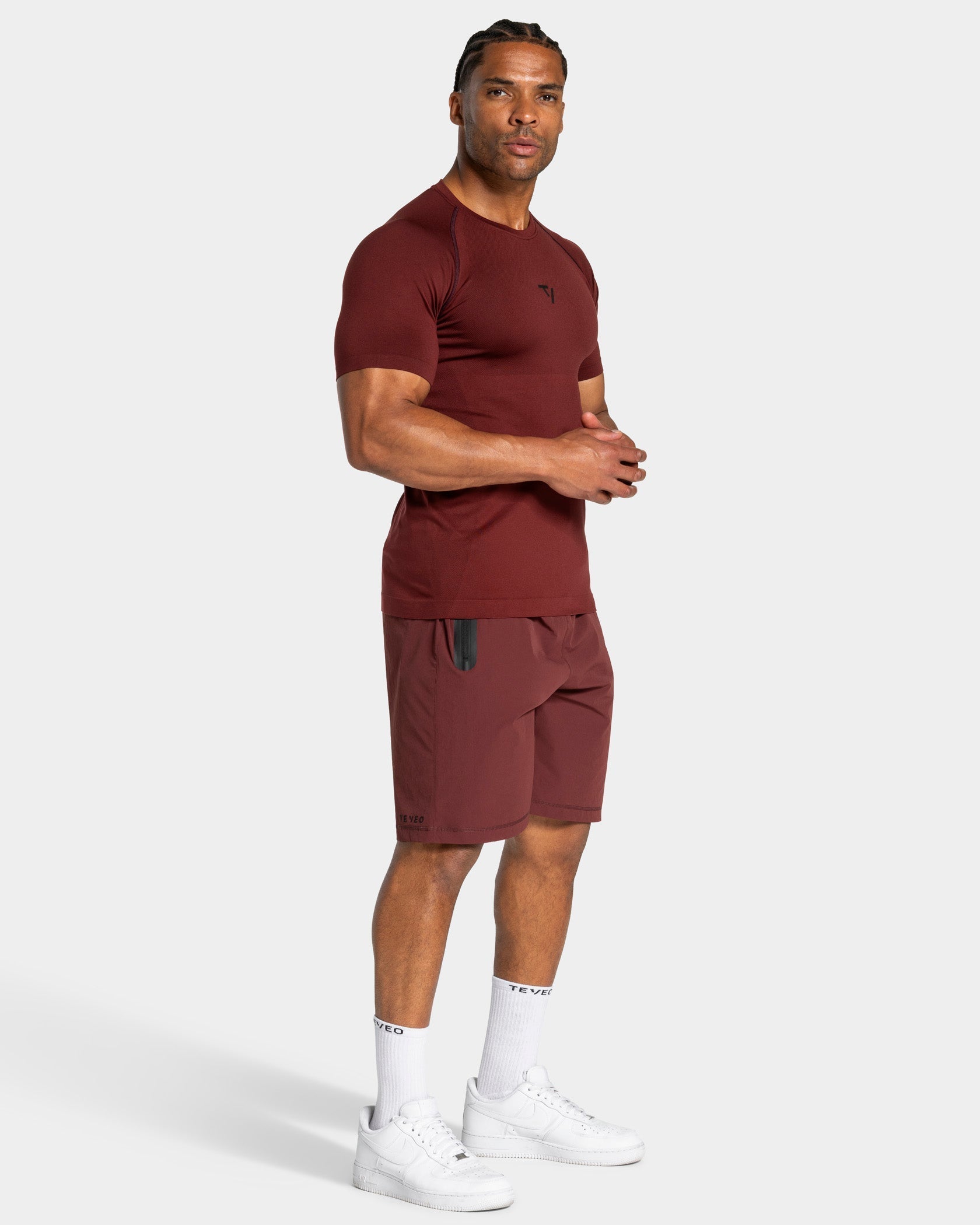 Workout Seamless T-Shirt "Merlot"