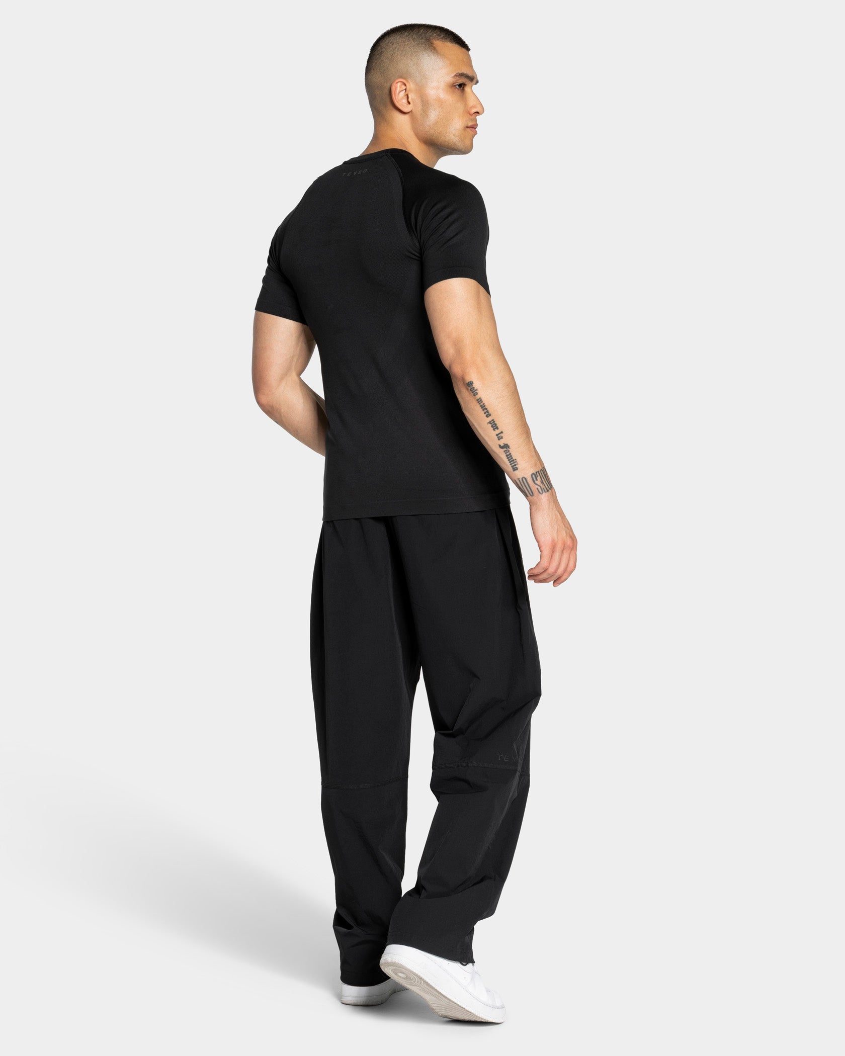 Workout Seamless T-Shirt "Schwarz - Anthrazit"