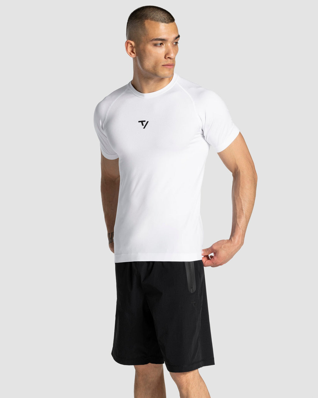 Workout Seamless T-Shirt "Weiß"