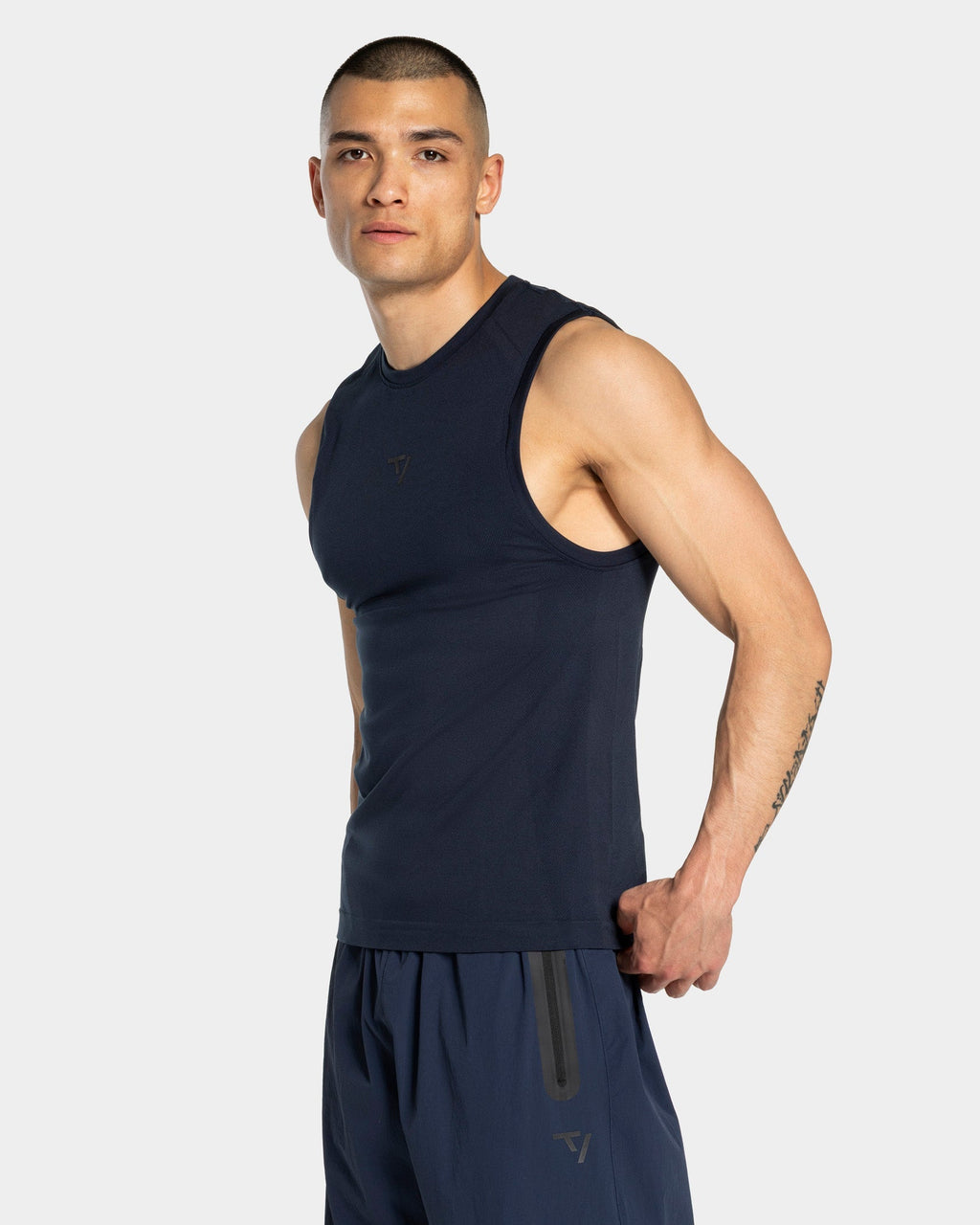 Workout Seamless Tank "Midnight"