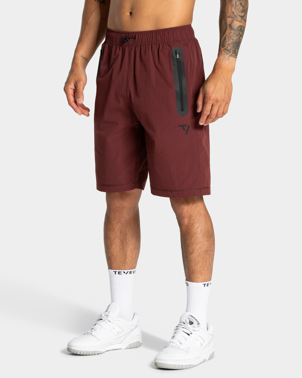 Workout Shorts "Merlot"