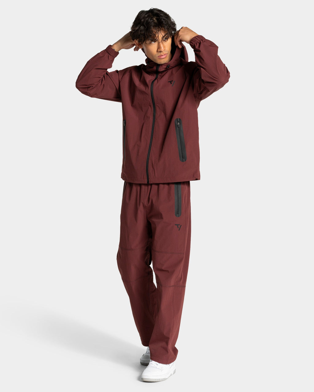 Workout Zip Jacke "Merlot"