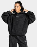 Contrastline Hooded Sweater "Zebra Schwarz"