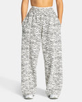Contrastline Wide Leg Jogger "Zebra Off White"