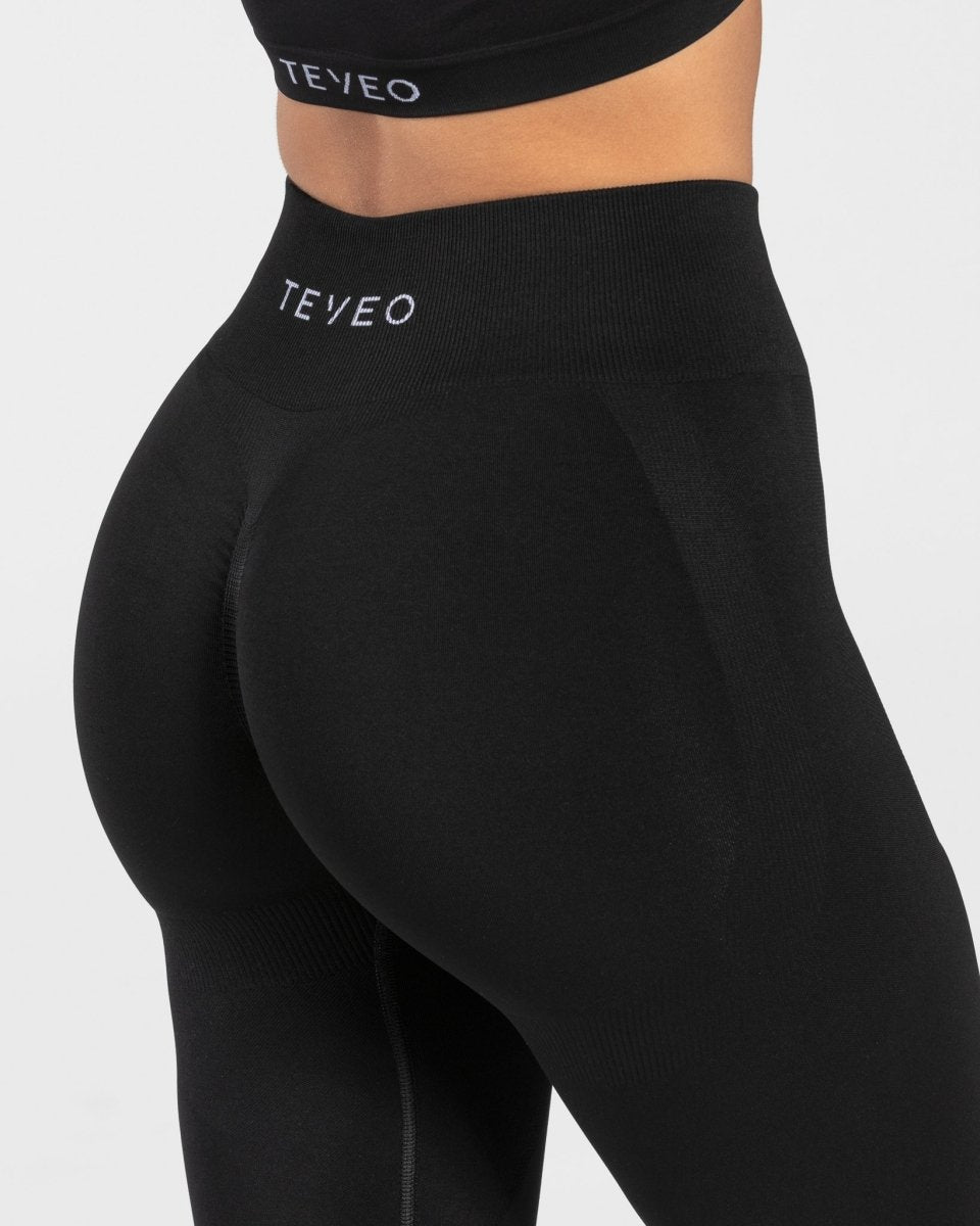 Charming Scrunch Leggings "Schwarz"