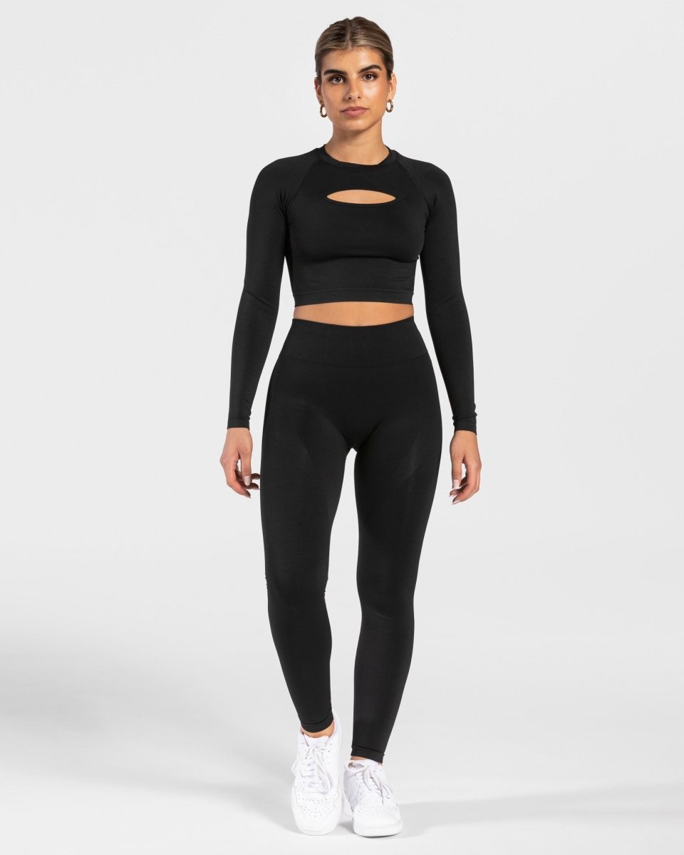 Charming Scrunch Leggings "Schwarz"