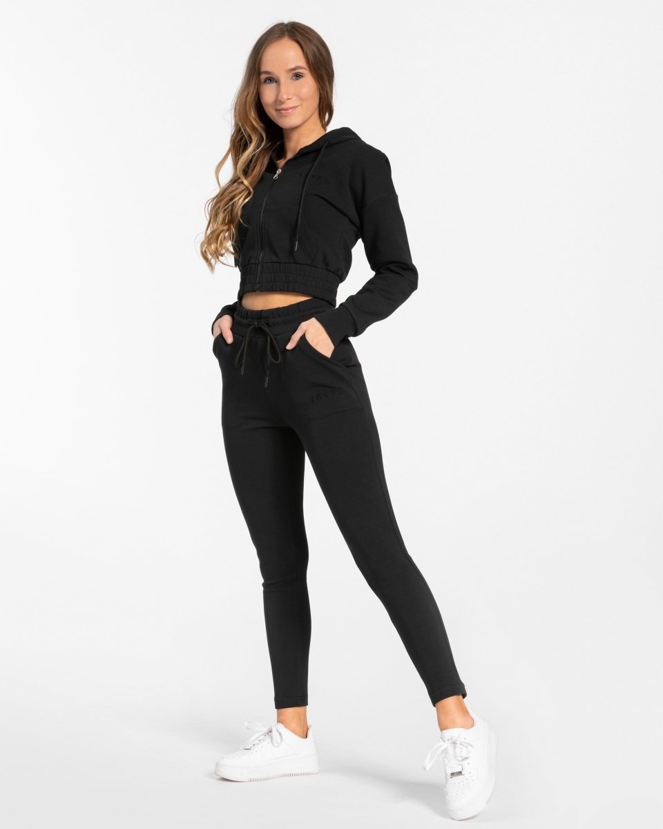 Classic Zip Hoodie "Schwarz"