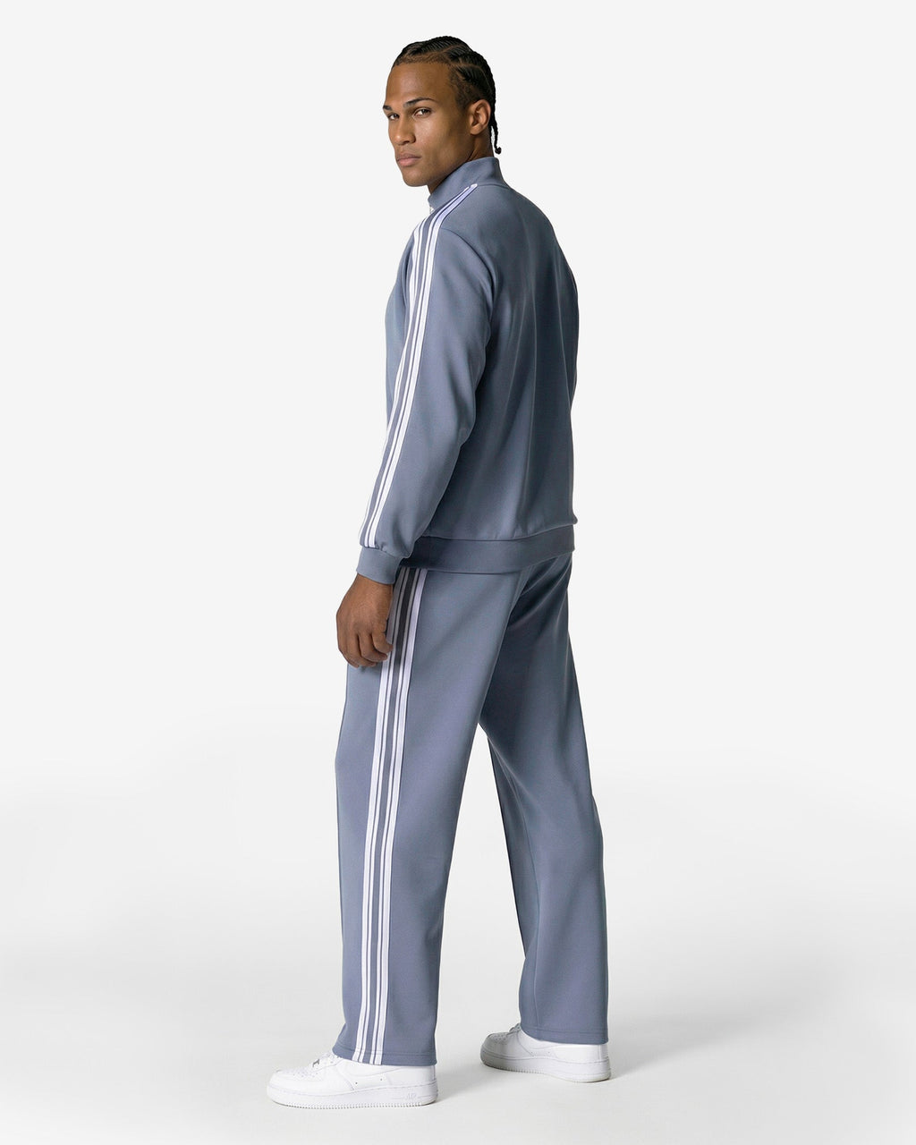 Club Straight Leg Jogger "Stahlblau"