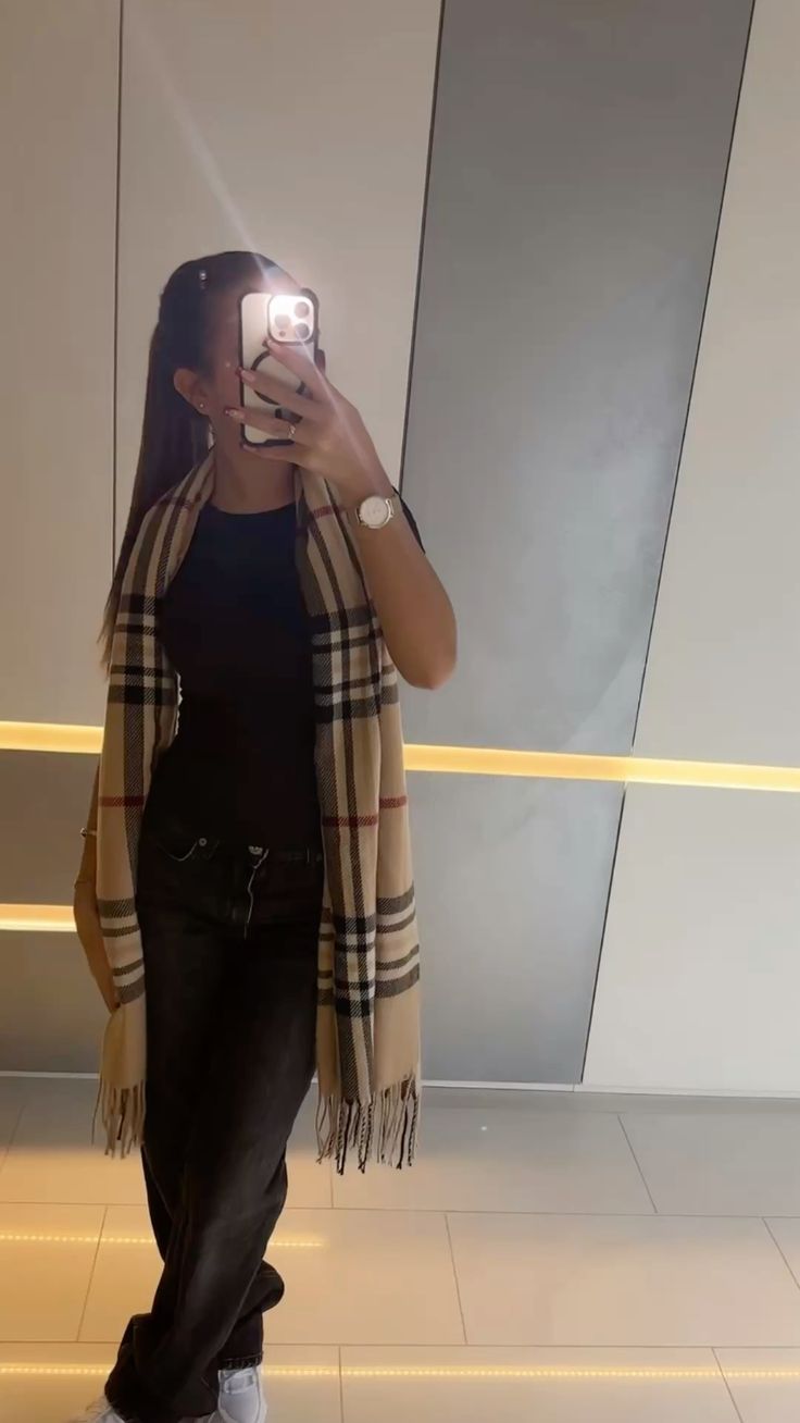 CHEQUERED BB | CASHMERE SCARF