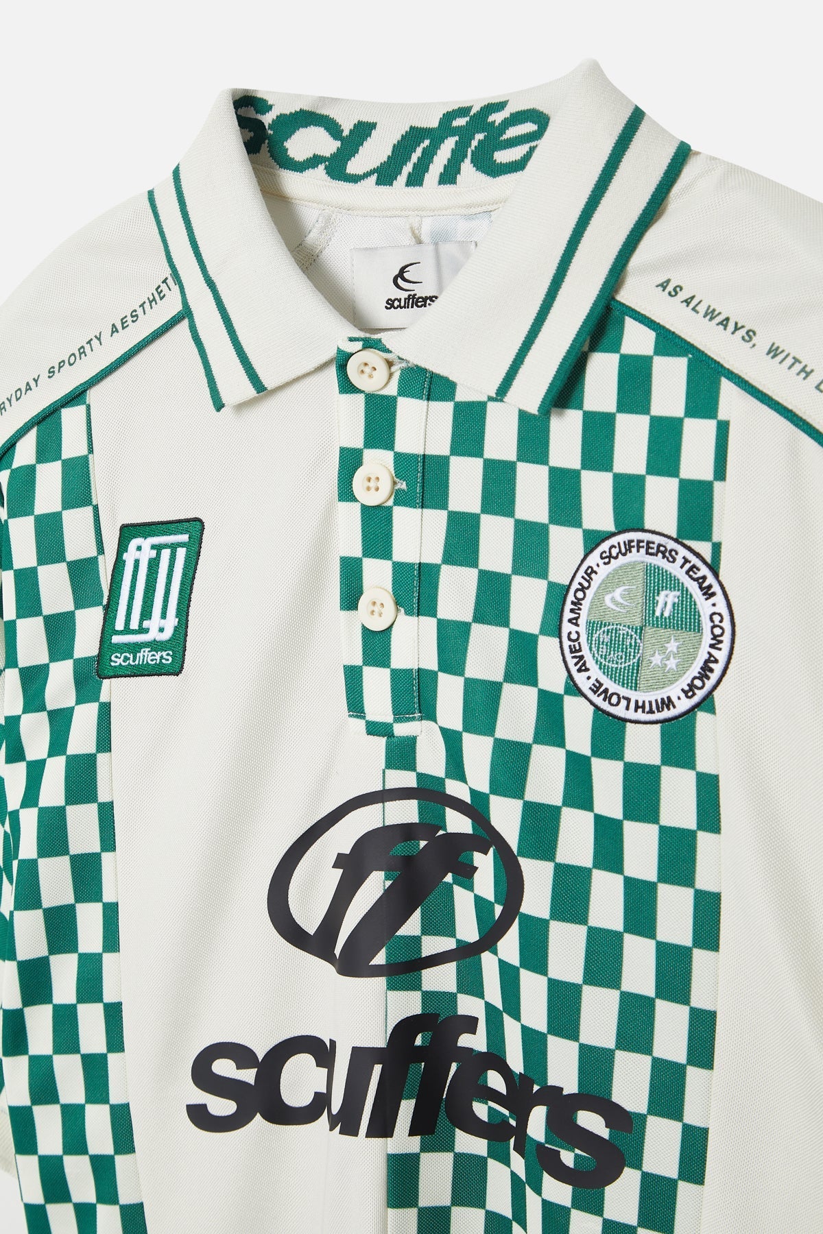 Lauda Green & Ecru T-shirt