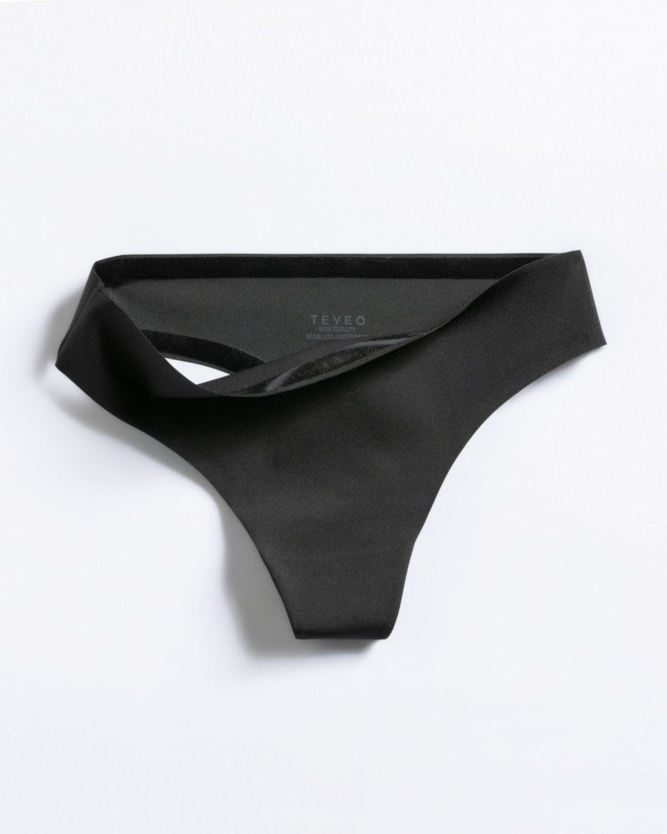 Seamless Tanga (5er-Pack) "Schwarz"