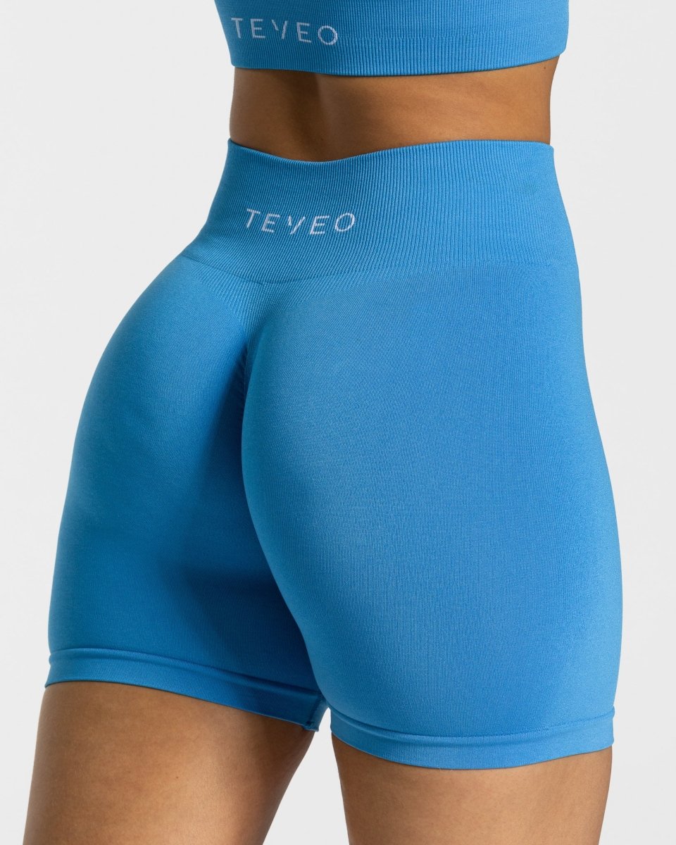 Timeless Scrunch Shorts "Sommerblau"